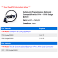 thumbnail image 2 of Automatic Transmission Solenoid - Compatible with 1999 Dodge Ram 2500 Van, 2 of 2