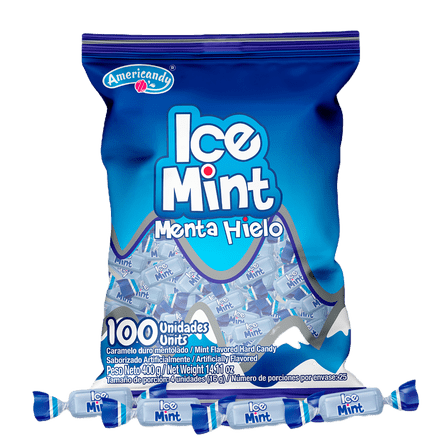 (BAG) ICE MINT HARD CANDY, MINT FLAVOR