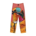thumbnail image 6 of Goofa Hip Hummingbird In Jacket Pattern Printed Soft Pajama Pants for Men, Wide Leg Comfy Casual Lounge Yoga Pants-Small, 6 of 9