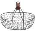 thumbnail image 2 of ELAYARD Storage Basket Metal Wire Egg Basket Kitchen Storage for Fresh Eggs & Fruits 7.09X4.72X4.72in(1 pc), 2 of 10
