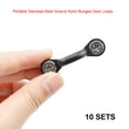 thumbnail image 2 of Advancent Keep Diving KK-A06 Bungee Deck Loops Barco de pesca portátil Kayak Pad Eye Kit Set Herramienta de repuesto Utensilios Accesorios Deportes acuáticos 10 juegos, 2 of 6