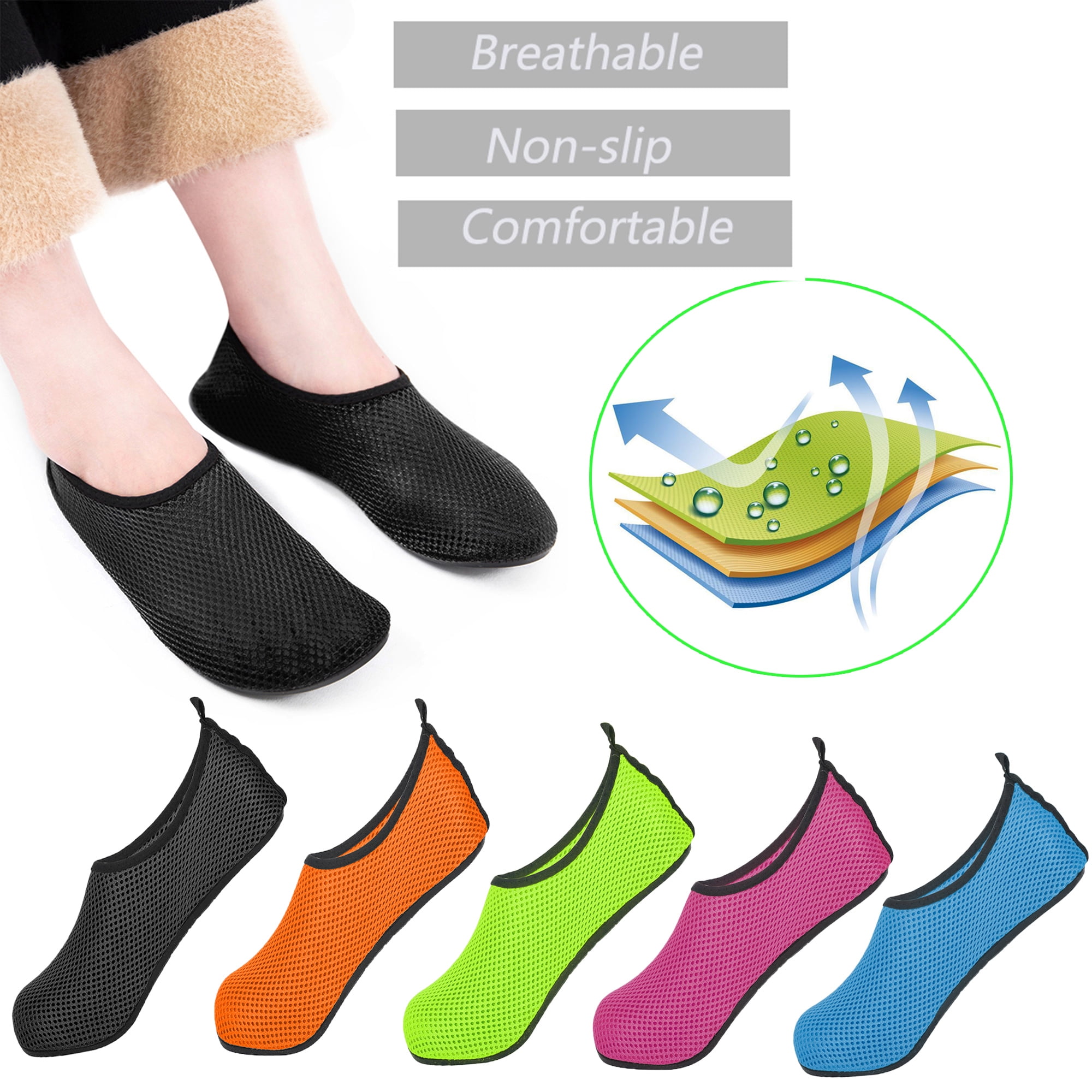 Water Shoes for Womens Barefoot Shoes Quick Dry Aqua Socks for Outdoor
