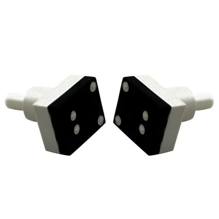 

GETHOME 1 Pair Button Control Dome Lamp Switch Interior Light Roof Ceiling For