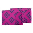 thumbnail image 3 of S4Sassy Pink Diamond Geometric Washable Placemats & Napkins Table Decor Dining Mats, 3 of 3