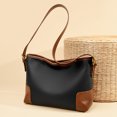 thumbnail image 5 of Hukapapa Bolsos y bolsos de cuero para mujer Bolsos de mano con asa superior Bolsos de mano Bolsos de mano para mujer negro, 5 of 5