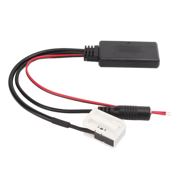Adaptador De Cable Auxiliar, Adaptador De Audio Instalación Simple Confiable Bluetooth 5.0 Alta Eficiencia Para Automóvil