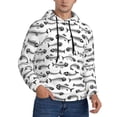 thumbnail image 2 of Daiia Fish Bones for Men's Fashion Hoodies & Sweatshirts with Kangaroo Pocket Hooded Sweatshirt Breathable & Moisture Wicking-Large, 2 of 7
