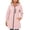Pink, variant on Levmjia Women Hooded Rain Jacket Waterproof Lightweight Long Sleeve Zip Up Mid Length Loose Fit Solid Color Outerwear Pockets Daily Commute Hiking Camping Travel Outdoor Casual