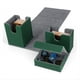 thumbnail image 2 of Caja de Baraja de Cartas, Caja de Cartas Premium con Bandeja para Dados, Caja de Almacenamiento para Baraja de Cartas para Juegos Deportivos, Color Verde, 2 of 7