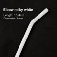 thumbnail image 1 of Glass Straw Heat And High Temperature Resistant 8mm*18cm Elbow Multi-color, 1 of 7
