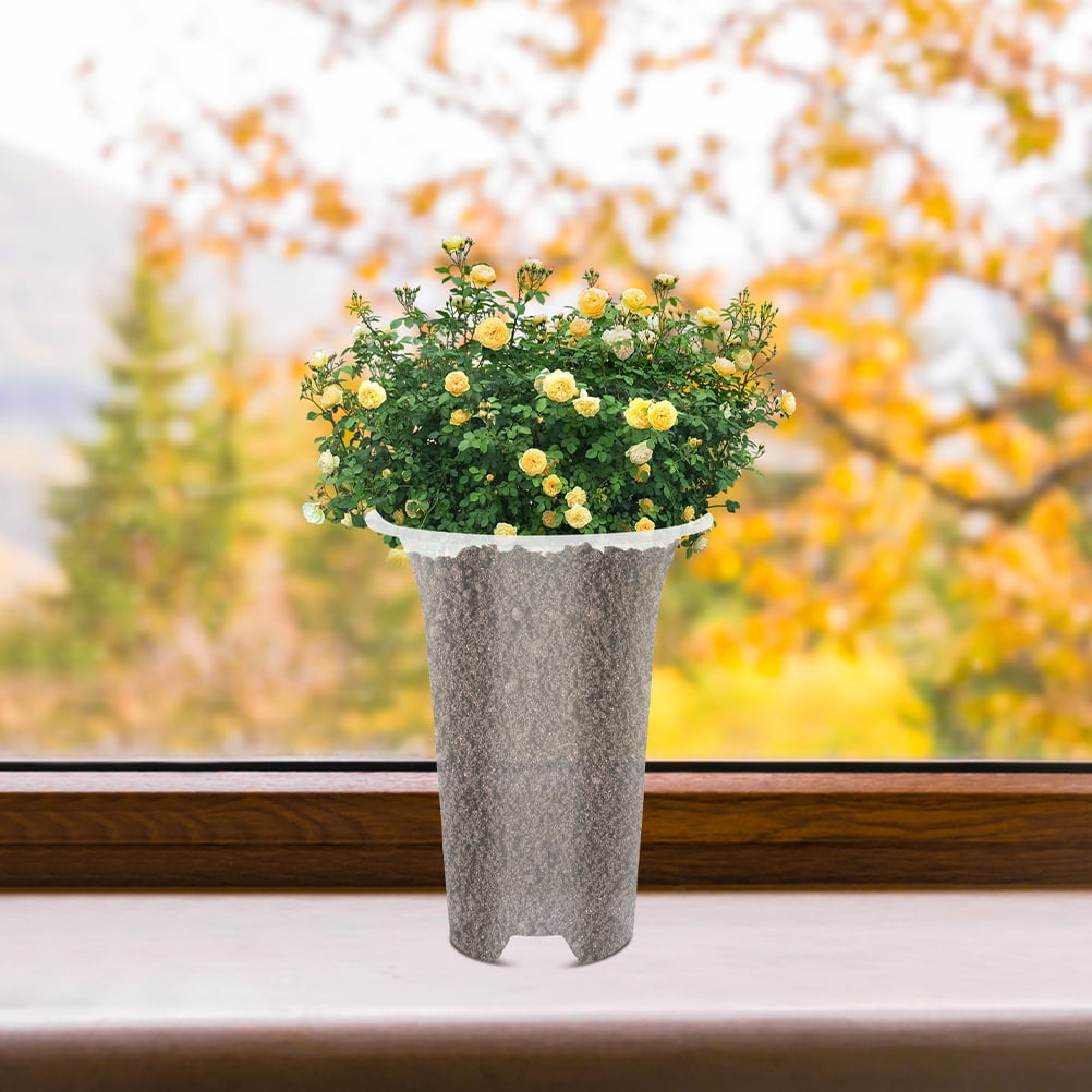 Raindrops 8pcs Gardening Plastic Flower Pots Orchid Flower Planters Garden Plant Pots Garden Supplies
