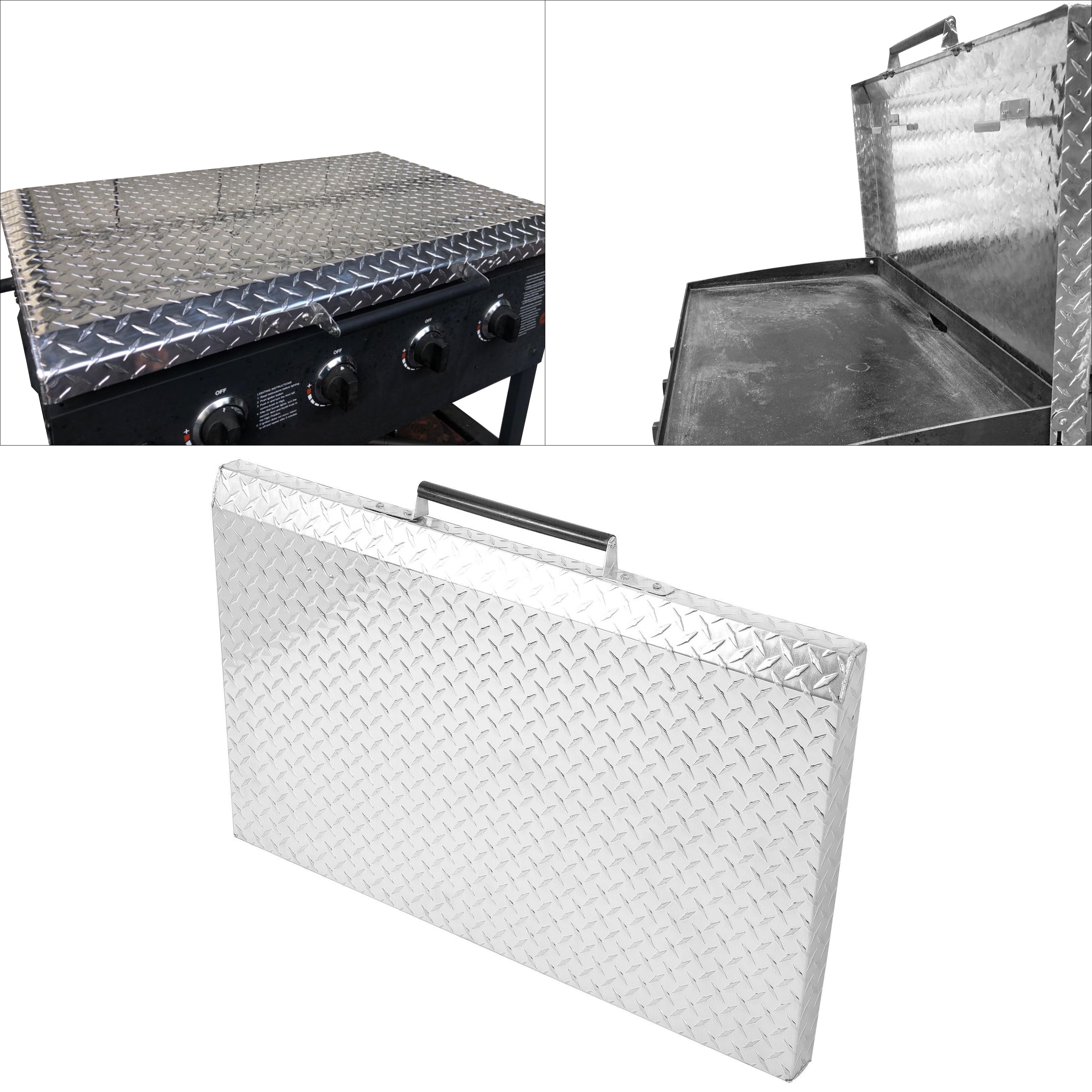Diamond Plate Aluminum Lid Storage Cover fit 36" Blackstone Griddle Made in USA 