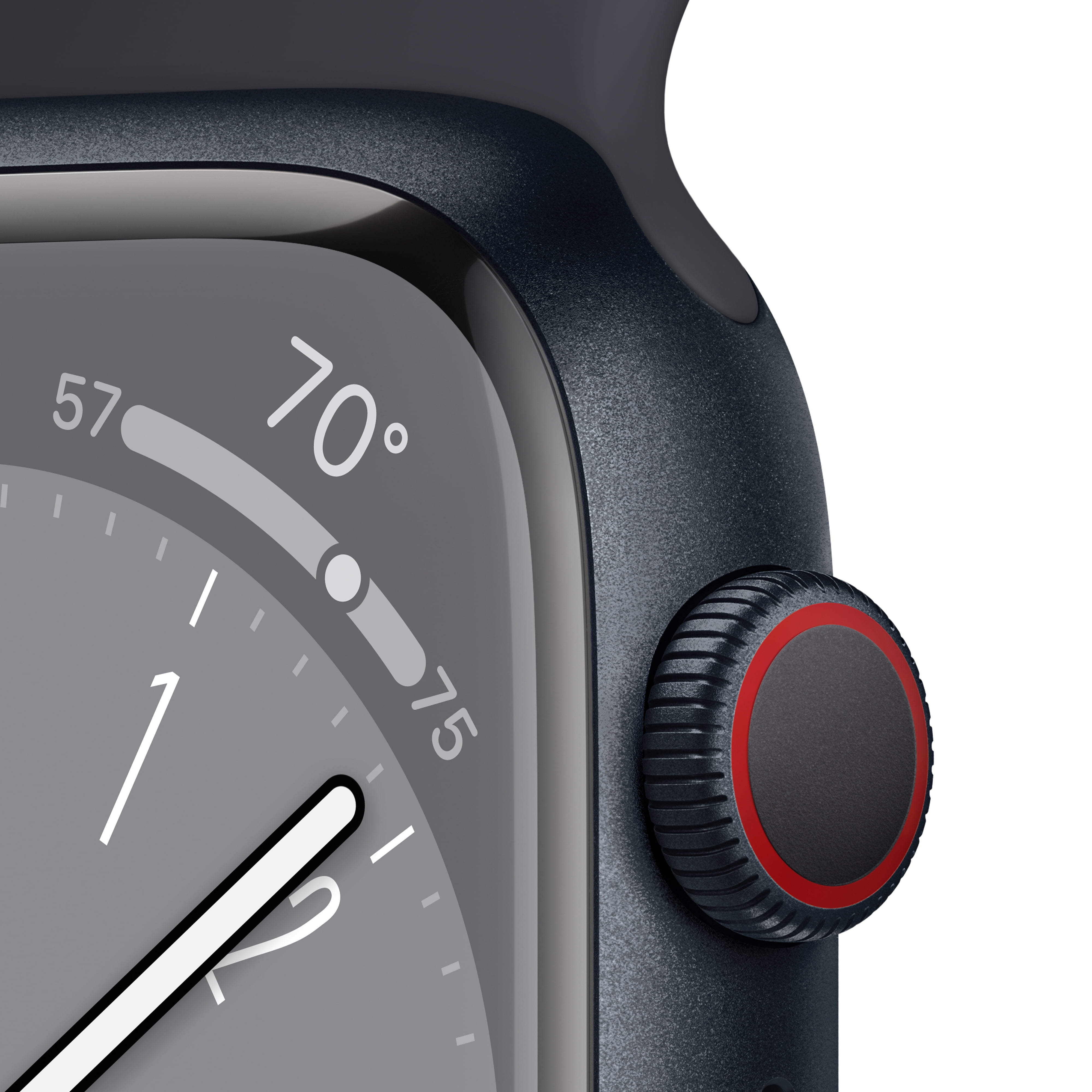 Apple Watch Series 8 GPS + Cellular 45mm Midnight Aluminum Case 