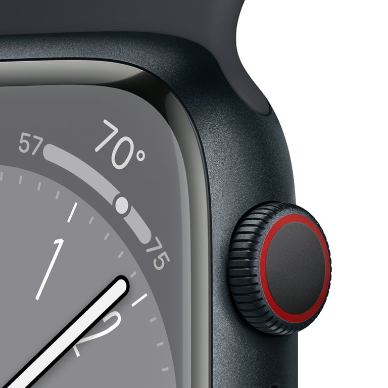 Apple Watch Series 8 GPS + Cellular 41mm Midnight Aluminum Case