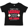 thumbnail image 3 of Inktastic That's My Awesome Sister out There with Volleyball Boys or Girls Toddler T-Shirt, 3 of 5