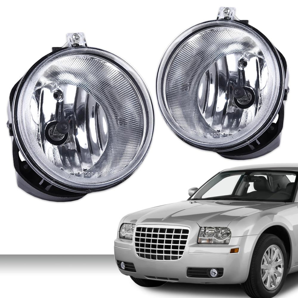 CROSSDESIGN Fog Lights Fog Lamp Fit for Commander Jeep 2006-2010/Grand Cherokee 2005-2010