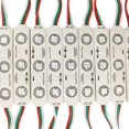 thumbnail image 2 of YUNBO 100 unidades WS2811 RGB módulo de luces LED DC 12 V SMD 5050 direccionable Dream Color RGB módulo LED impermeable IP65 LED luces de escaparate con cinta adhesiva en la parte posterior (sin contr, 2 of 5