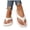 White, variant on Women's Platform Sandals Lightweight Non Slip Flip Flops Cloud Slippers Arch Support Sandals Orthopedic Slides Shoes Black Size 7
