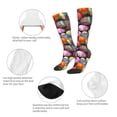 thumbnail image 6 of Bingfone Compression Socks For Women And Men Long Socks For Running Athletic Cycling Nurse-Easter Eggs1, 6 of 9