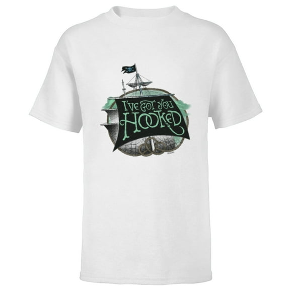 Disney Peter Pan & Wendy I’ve Got You Hooked Disney+ - Short Sleeve T-Shirt for Kids - Customized-White