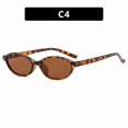 thumbnail image 1 of Typpkmm Retro Oval Frame Sunglasses Fashion Personalized Trendy Small Frame Sunglasses Punk Eyes Sunshade Sun Protection Glasses, 1 of 7