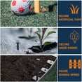 thumbnail image 4 of Cqxid Drill Bit Under $10 30Pcs 8 Inch Plastic Edging Nails Edging Pile Screw Nylon Yard Garden Nails, 4 of 7