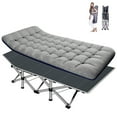 thumbnail image 6 of Lilypelle 75" Cots for Camping Traveling Fold Cot for Adults Portable Heavy Duty Sleeping Bed with Mattress Pad&Carry Bag, 6 of 9