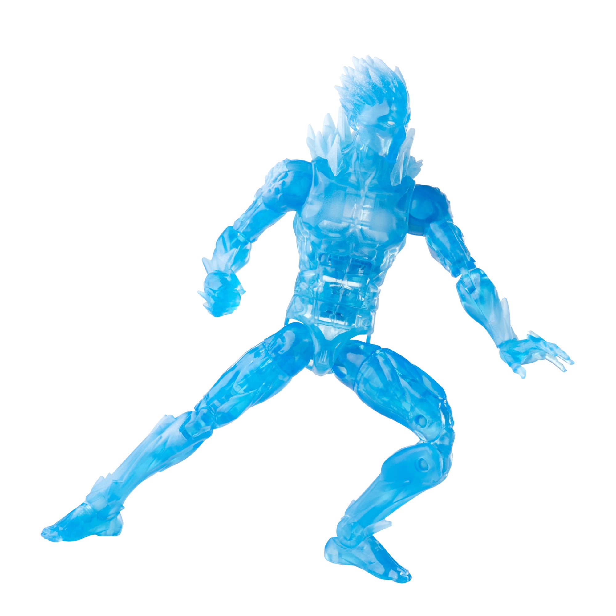 Hasbro Marvel Legends Series 6-inch Scale Action Figure Toy Iceman, Premium Design, 1 Figure, 2 Accessories, and 2 Build-A-Figure Parts , Blue