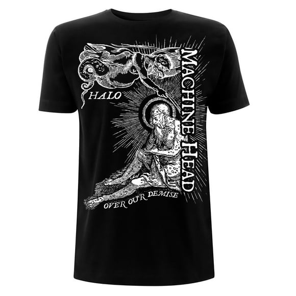Machine Head T-Shirt en Coton à Imprimé Halo Adulte