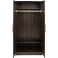 thumbnail image 4 of Pemberly Row Contemporary 32" Wardrobe Armoire in Espresso, 4 of 10