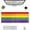 Lgbt Rainbow Gay Pride2, variant on LGBT Rainbow Gay Pride Gaming Mouse Pad Pride Large Mouse Pad (31.5x11.8 Inch) Non-Slip Rubber Base Large Desk Mat Desk Protector for Home Office Gaming Work