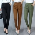 thumbnail image 2 of SIEYIO Women's Stretch Harem Pants High Waist Work Trousers Plus Size Casual Trousers, 2 of 16