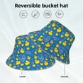 thumbnail image 2 of KLL Rubber Duck Bucket Hat for Women Men Packable Travel Beach Sun Hat Outdoor Rave Accessories Reflective Fisherman Cap, 2 of 7