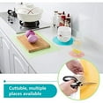 thumbnail image 4 of Refrigerator Mat, Washable Refrigerator Mat, Refrigerator Mat, Easy To Clean Shelf Mat, Cuttable Kitchen Cabinet Shelf Mat, Non Adhesive Drawer Table Mat (Color), 4 of 7