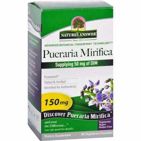 Nature's Answer Pueraria Mirifica Estro Balance - 60 Vegetarian (Best Pueraria Mirifica Cream)