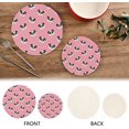thumbnail image 4 of FREEAMG Cute Panda Round Trivets Pot Holders 2 Pcs, Heat Resistant Cotton Thread Weave Trivets for Hot Dishes, Cooking, Baking, Farmhouse, Kitchen Decor, 4 of 7