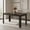 Gray, variant on Demi Bonn 63" Modern Dining Kitchen Table for 6 People, Rectangular Dining Table Furniture for Kitchen, Dining Room, Dinette, Breakfast Nook, Black