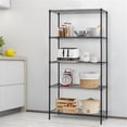 thumbnail image 3 of Furniture of America Stada 5-Tier Metal Shelf with Adjustable Height in Black, 3 of 8