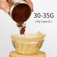 thumbnail image 5 of Manual Coffee Grinder with Numerical External Adjustable Setting, Capacity 30g with CNC Stainless Steel Conical Burr for Home and Travel, 5 of 7