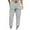 Gray, variant on Wdfiry Sweatpants for Men Plus Size Casual Elastic Waist Pants with Pockets Solid Color Drawstring Workout Sweatpants