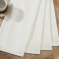 thumbnail image 2 of PHOENIGON Polyester Linen Textured Light Filtering Semi-Sheer Grommet Curtain Pair, 2 of 13