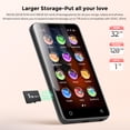 thumbnail image 2 of 160GB MP3 Player with Bluetooth, S4 WiFi Music Player with Spotify, Spotify Kids, Audible, 4" Android MP4 MP3 Player for Kids (Gray), 2 of 5