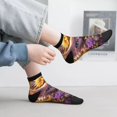 thumbnail image 2 of Pofeuu Sunshine Cute Cat Sunflower Print 30cm Socks, Adult Running Hiking Socks for Youth and Adult, 2 of 7