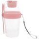 thumbnail image 1 of 1 juego de taza portátil para avena nocturna con cuchara, frascos herméticos de doble capa, taza portátil para ensalada, 1 of 5
