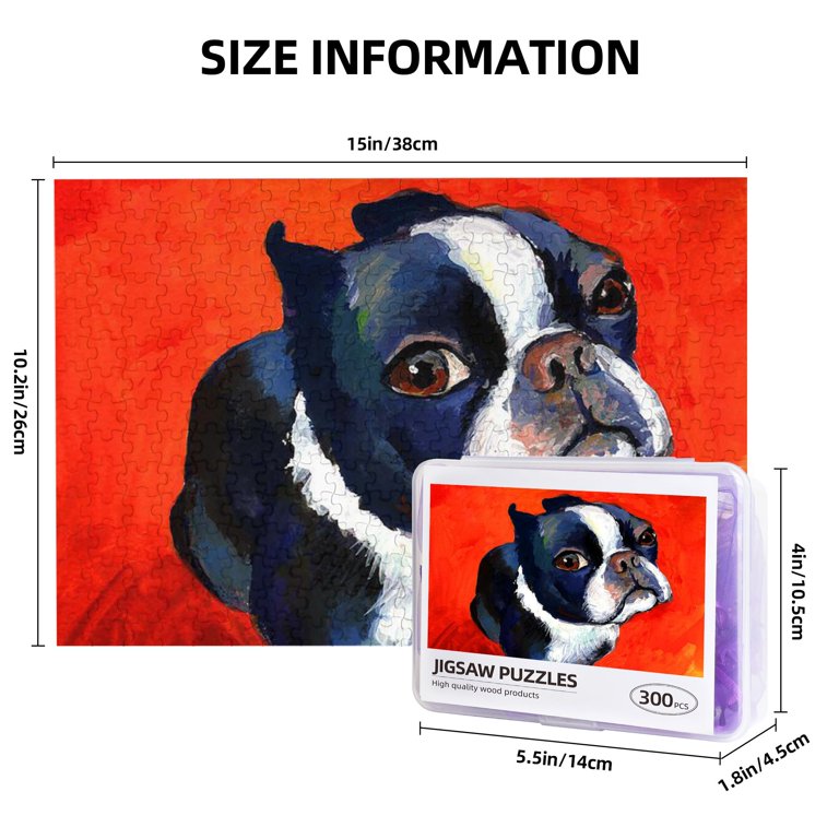 Boston Terrier Dog - Jigsaw Puzzle