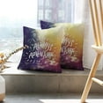 thumbnail image 6 of LALILO Throw Pillow Covers Inspirational Quote Adventure Quote Instagram Cushion Cover 18" x 18", 2 Pack, 6 of 6