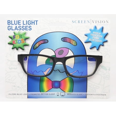 UPC 078041203391 product image for ICU Eyewear Kids Screen Vision Blue Light Filtering Rectangular Glasses - Black | upcitemdb.com