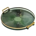 thumbnail image 1 of Visland Storage Tray with Double Handle Decorative Plastic Creative Snack Fruit Plate Dish Living Room Desktop Decor for Hotel, 1 of 1