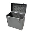thumbnail image 4 of Caja almacenamiento para discos vinilo, organizador discos, colección discos, organizador, gran capacidad, práctico y resistente, caja Gris, 4 of 8