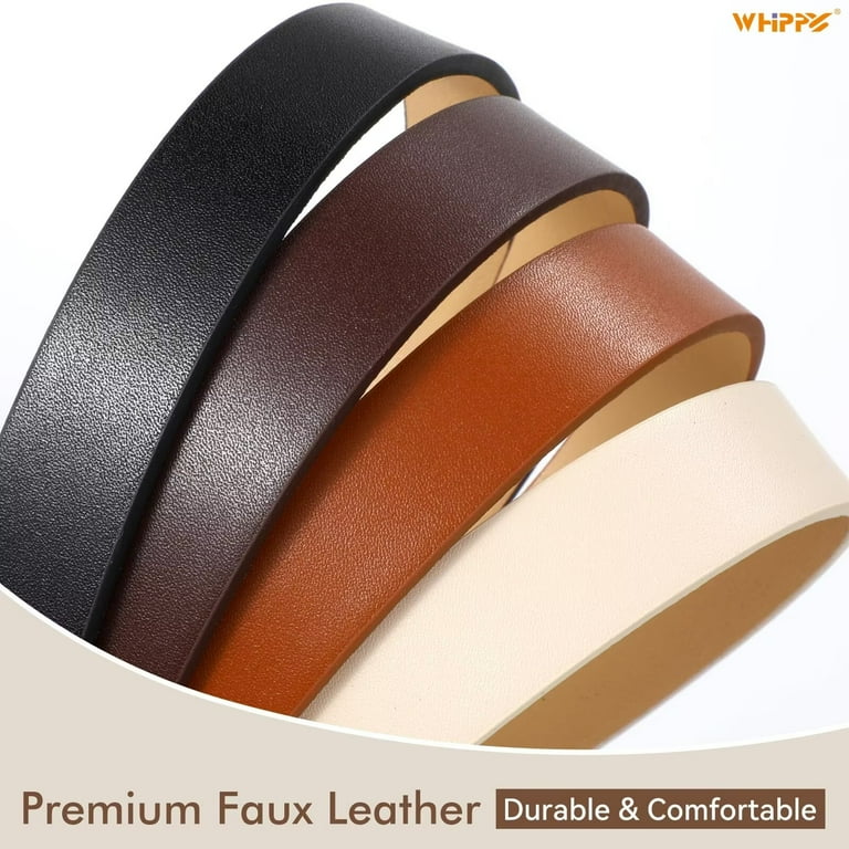 Whippy Women's Skinny Faux Leather Belt, Multicolor photo 7